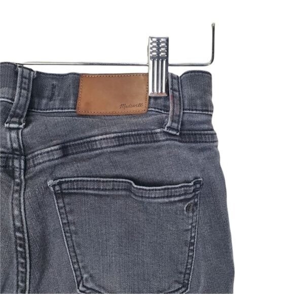 MADEWELL Womens Jeans SZ 25 Skinny Skinny Gray‎ Low Rise Dark Wash Stretchy 90's - Picture 8 of 11